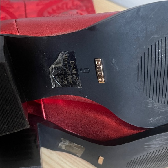 BILLINI DANILO Metallic Red Cowboy Boots - Picture 4 of 4